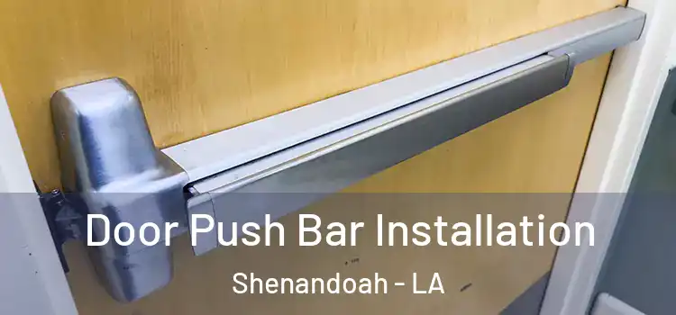 Door Push Bar Installation Shenandoah - LA