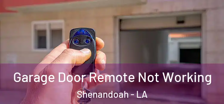  Garage Door Remote Not Working Shenandoah - LA